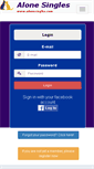 Mobile Screenshot of alonesingles.com